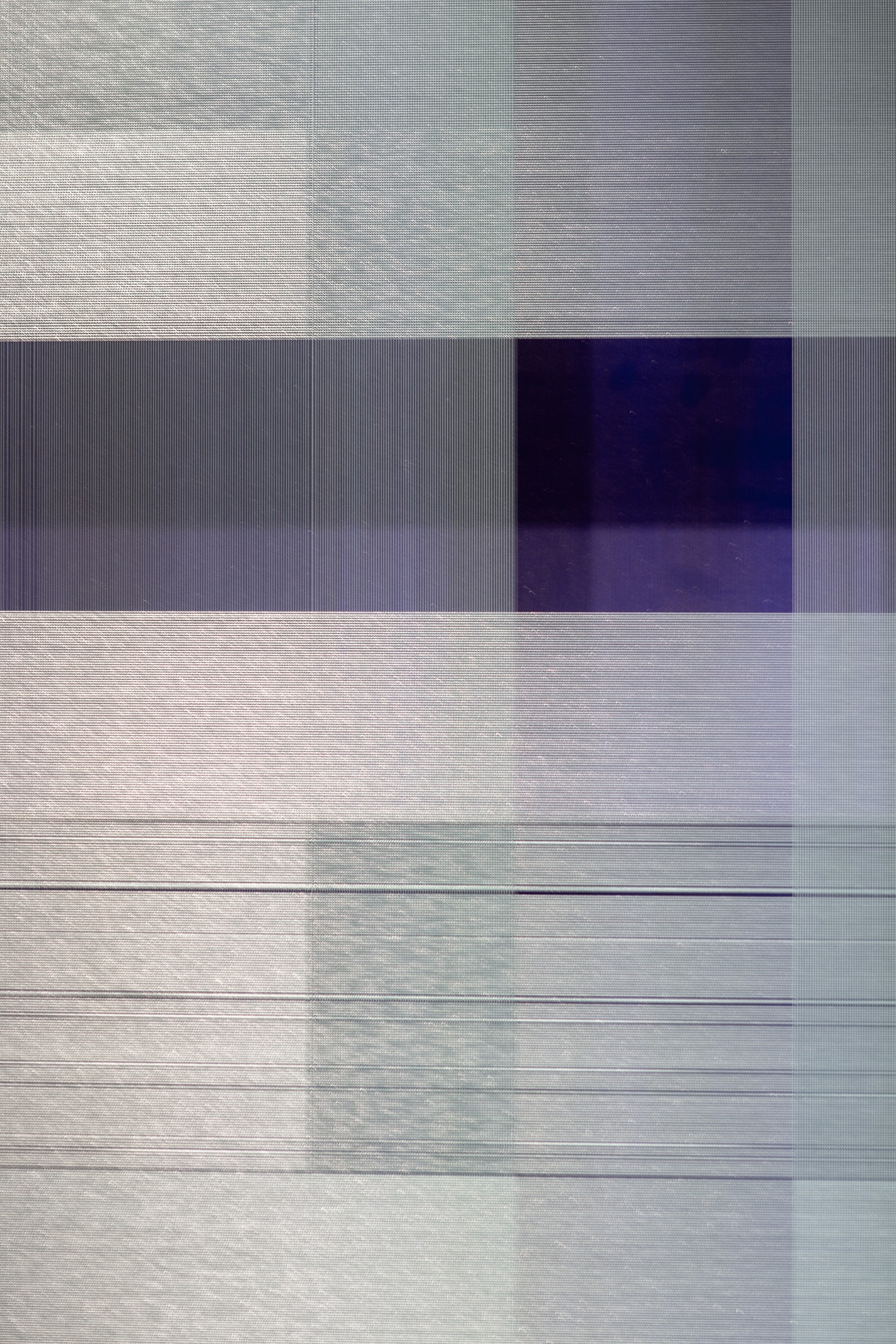 Gray and purple weave panel