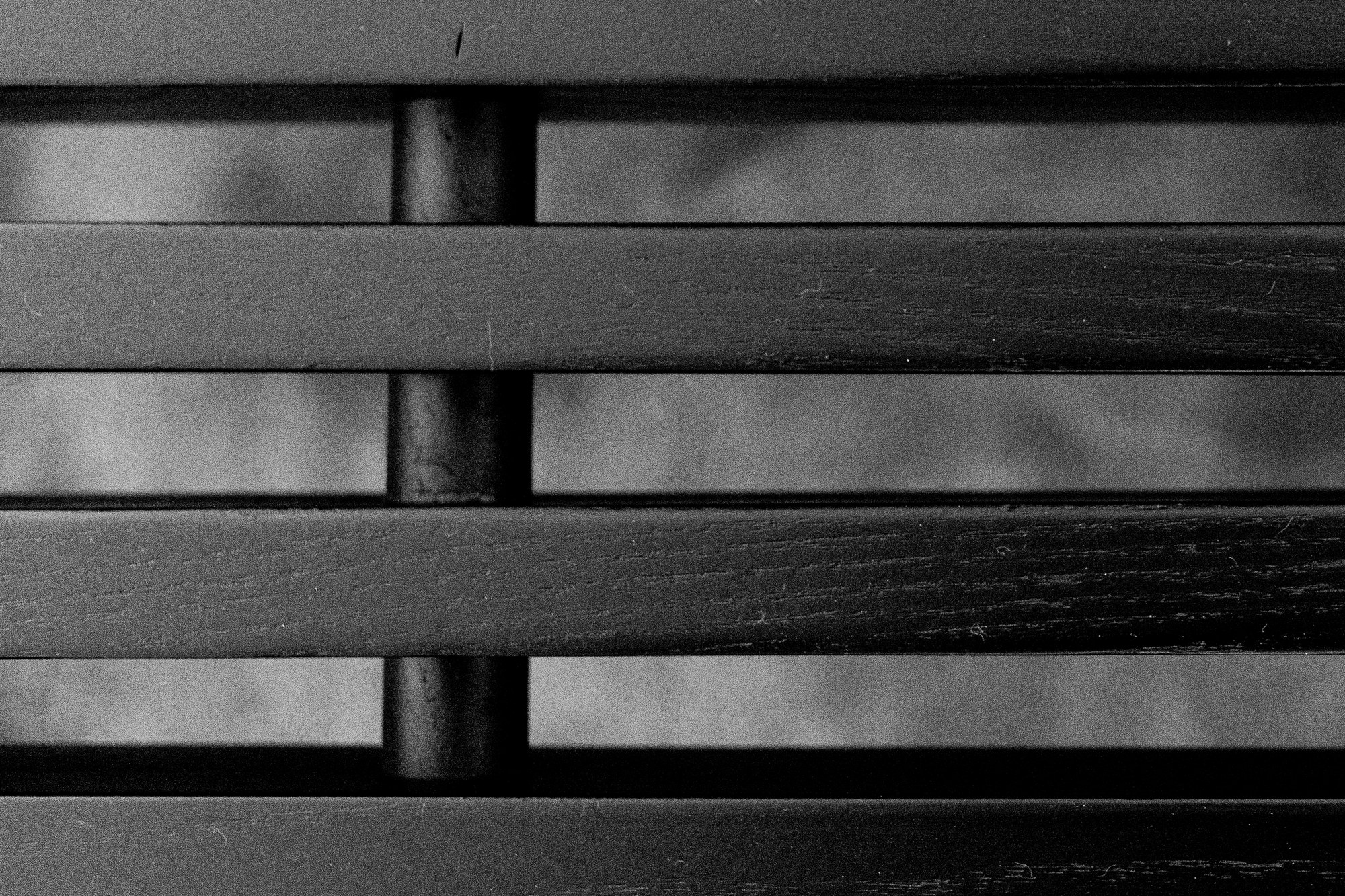 Wood slat wall, detail