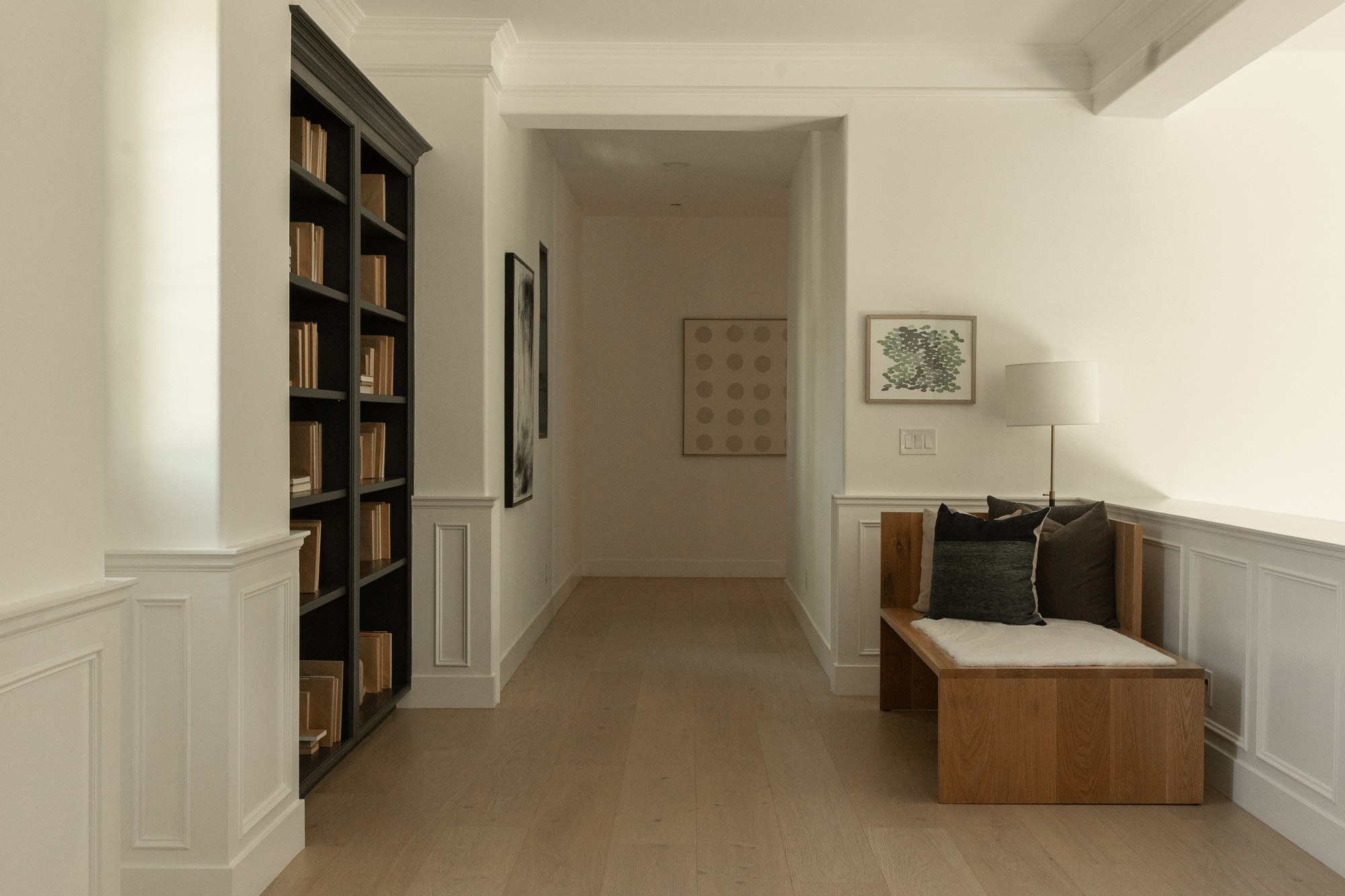 Hallway, library nook